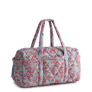 Vera Bradley Large Original Duffel Bag Paisley bouquet in Featherweight NWT